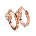 Designer Diamond Hoop Earrings – Luxury Style