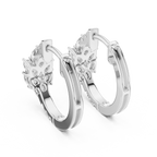 Designer Diamond Hoop Earrings – Luxury Style