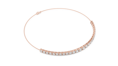Minimalist Diamond Chain Bracelet