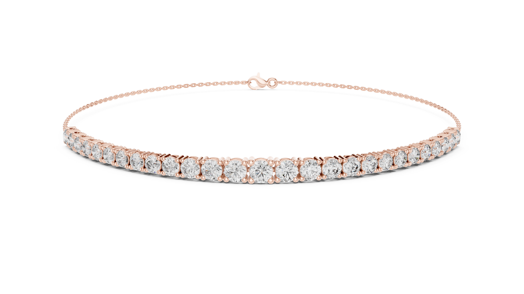 Minimalist Diamond Chain Bracelet