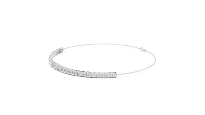 Minimalist Diamond Chain Bracelet