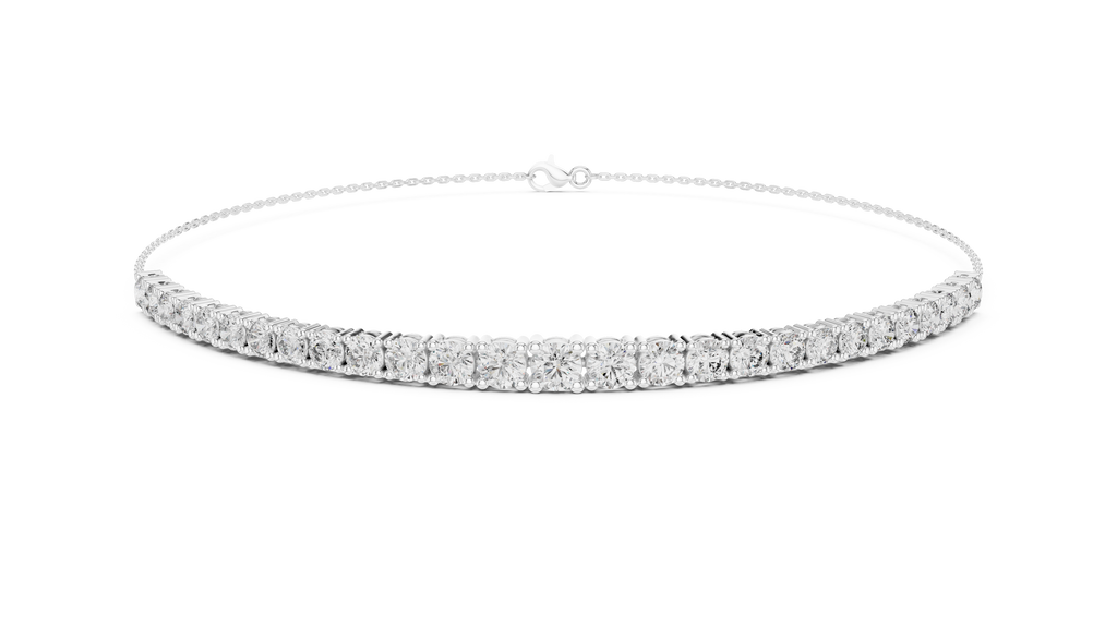 Minimalist Diamond Chain Bracelet