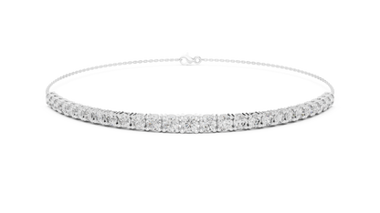 Minimalist Diamond Chain Bracelet