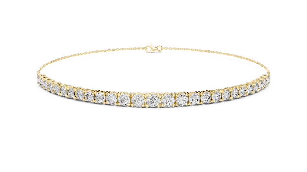 Minimalist Diamond Chain Bracelet