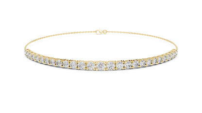 Minimalist Diamond Chain Bracelet