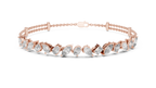 Multi Shape Diamond Chain Bracelet