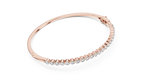 Round Cut Diamond Bangle Bracelet