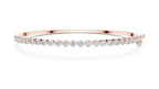 Round Cut Diamond Bangle Bracelet