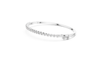 Round Cut Diamond Bangle Bracelet