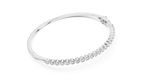 Round Cut Diamond Bangle Bracelet