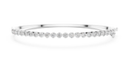 Round Cut Diamond Bangle Bracelet