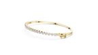 Round Cut Diamond Bangle Bracelet