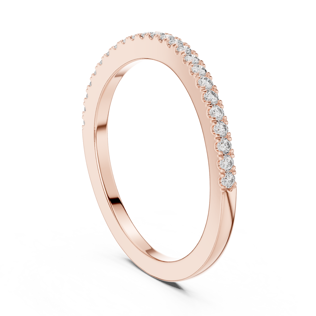 Ultra-Slim Diamond Band with Micro-Pavé Brilliance