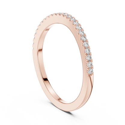 Ultra-Slim Diamond Band with Micro-Pavé Brilliance