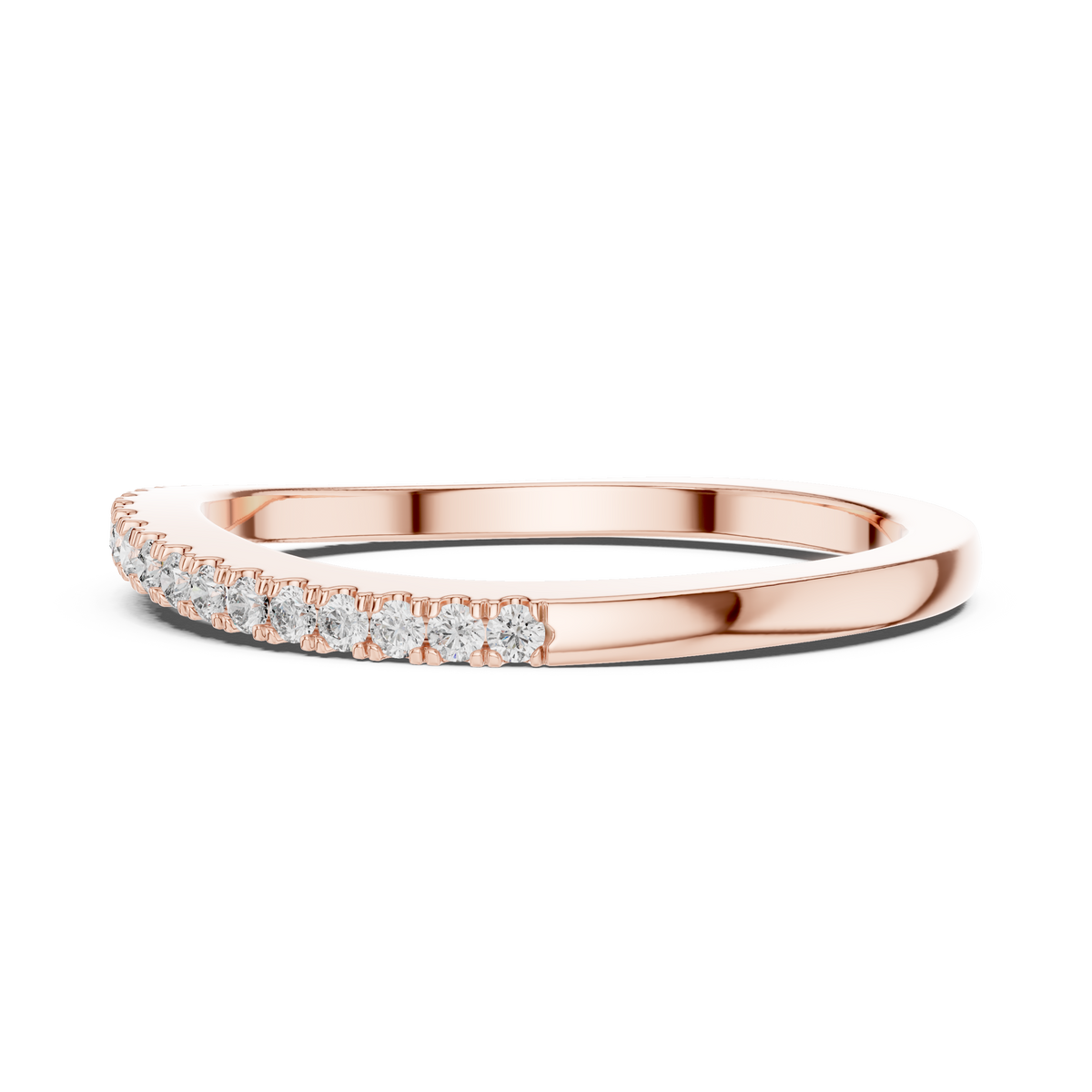 Ultra-Slim Diamond Band with Micro-Pavé Brilliance