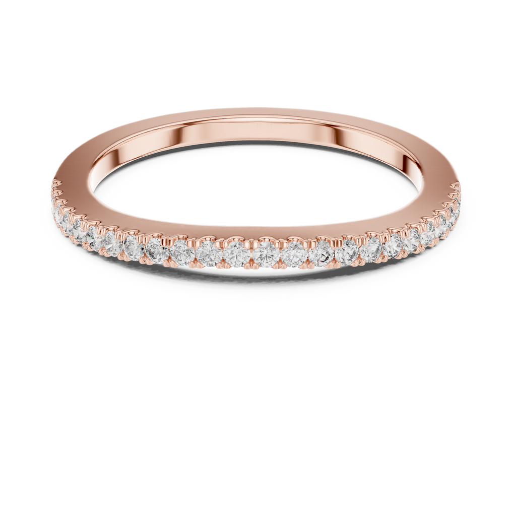 Ultra-Slim Diamond Band with Micro-Pavé Brilliance