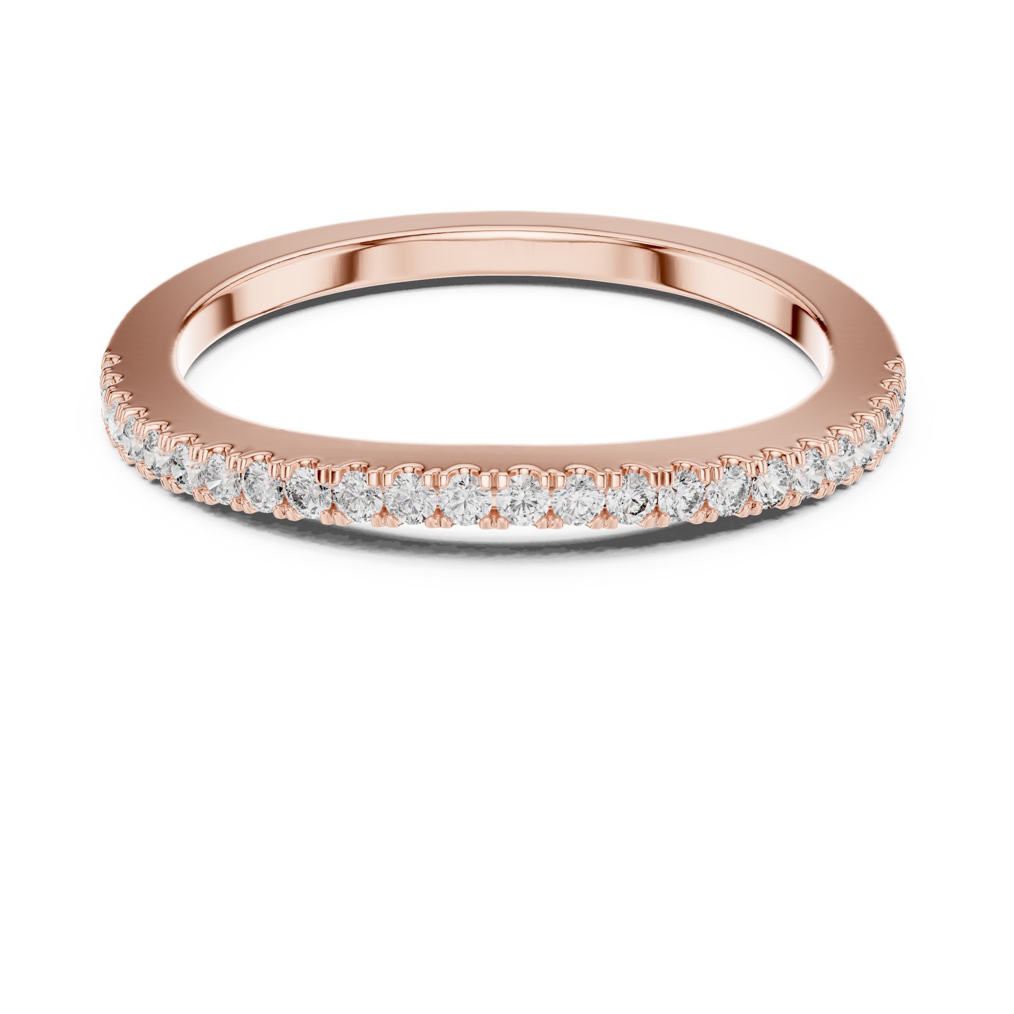 Ultra-Slim Diamond Band with Micro-Pavé Brilliance