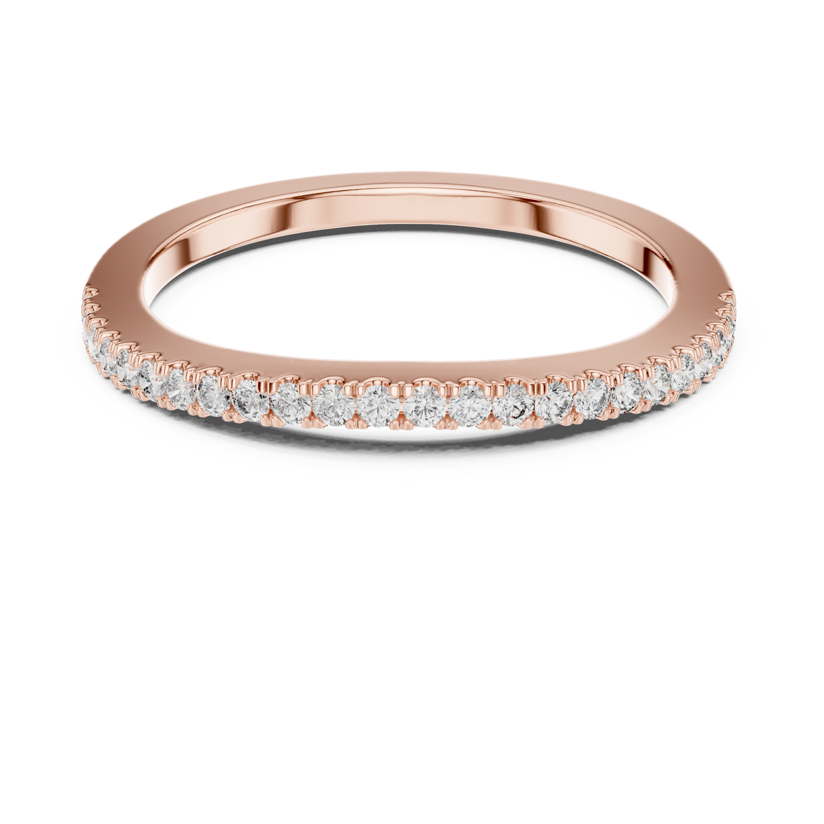 Ultra-Slim Diamond Band with Micro-Pavé Brilliance