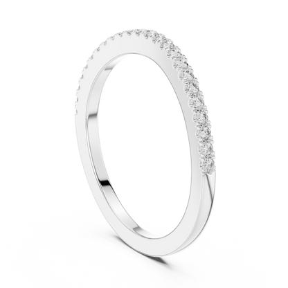 Ultra-Slim Diamond Band with Micro-Pavé Brilliance
