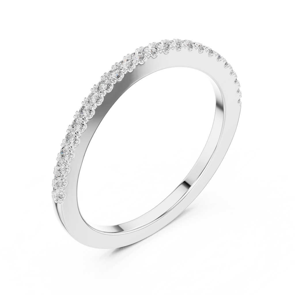 Ultra-Slim Diamond Band with Micro-Pavé Brilliance