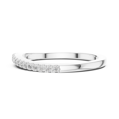 Ultra-Slim Diamond Band with Micro-Pavé Brilliance