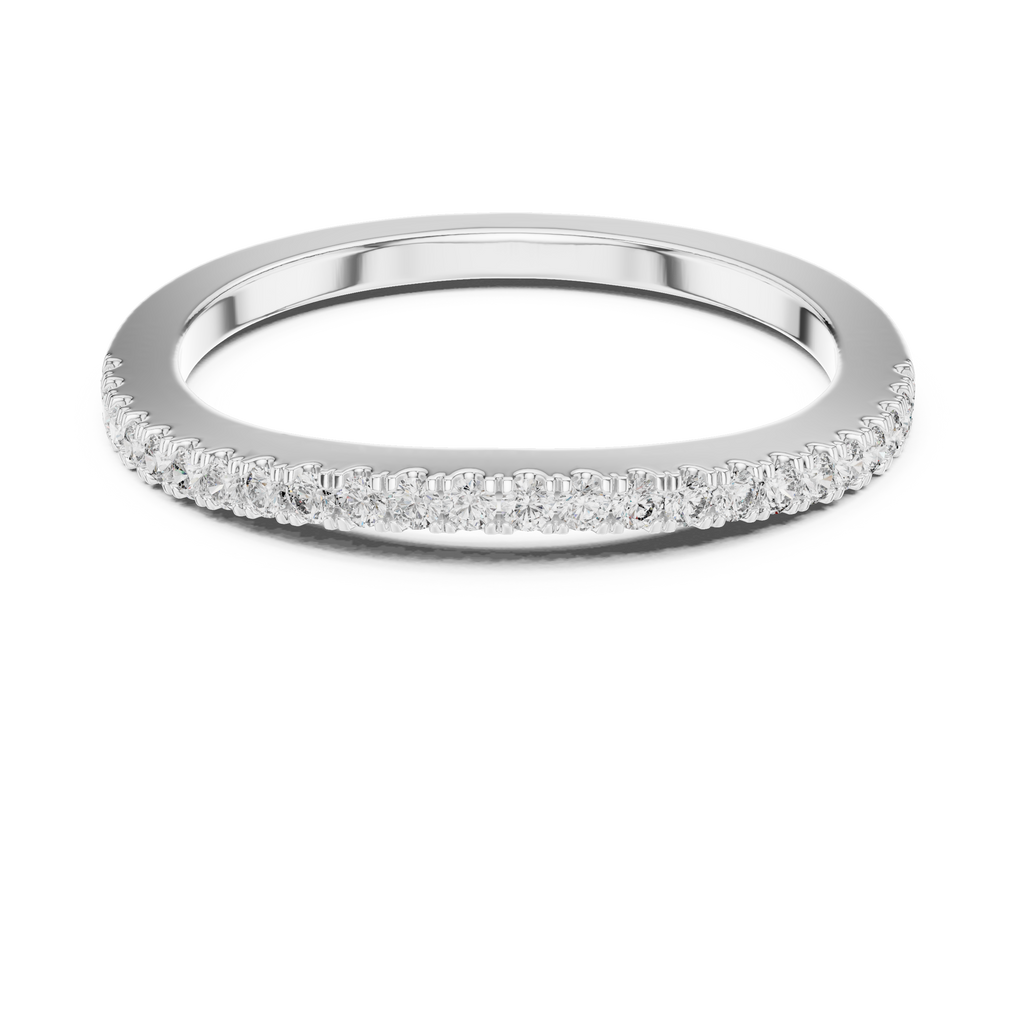 Ultra-Slim Diamond Band with Micro-Pavé Brilliance