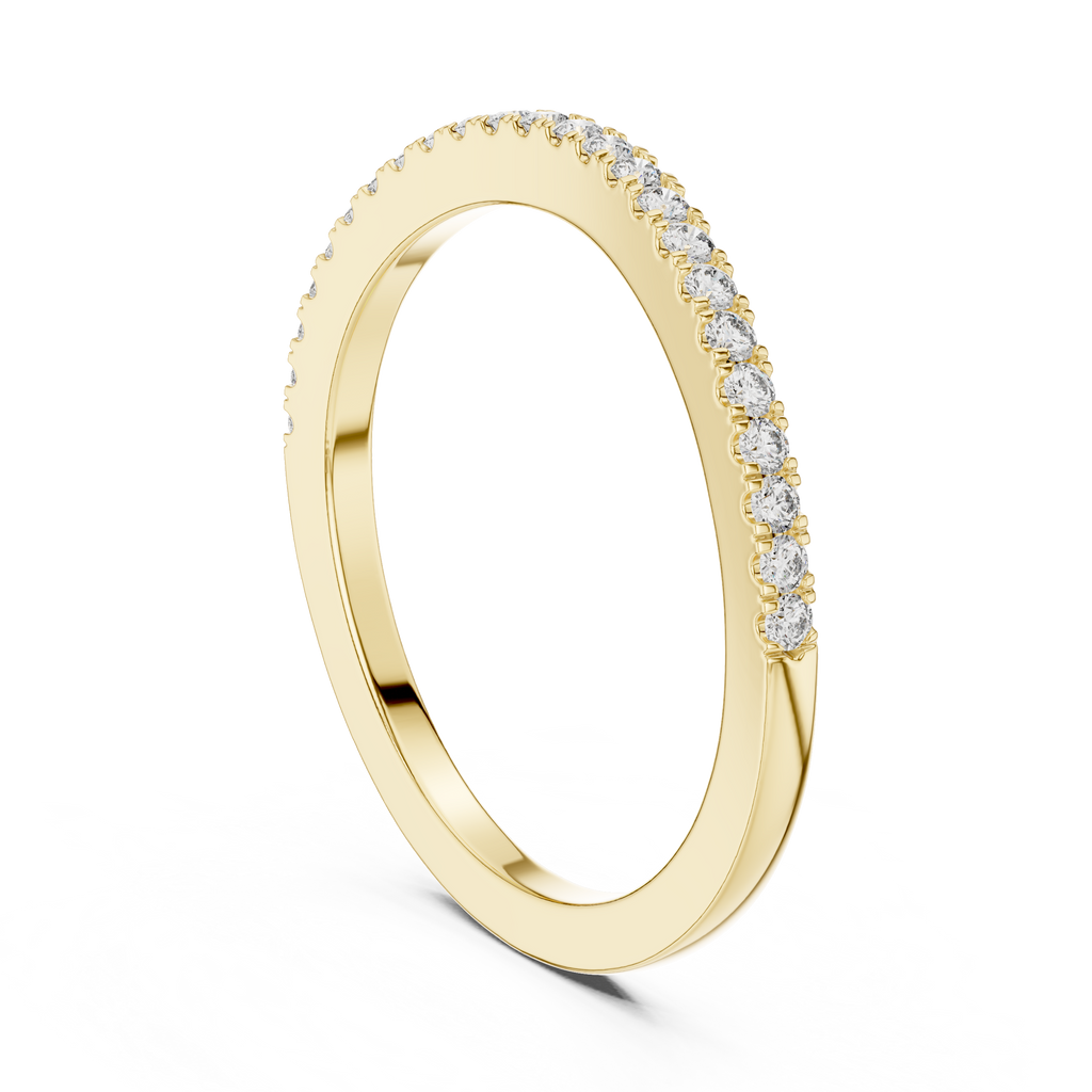 Ultra-Slim Diamond Band with Micro-Pavé Brilliance