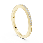 Ultra-Slim Diamond Band with Micro-Pavé Brilliance