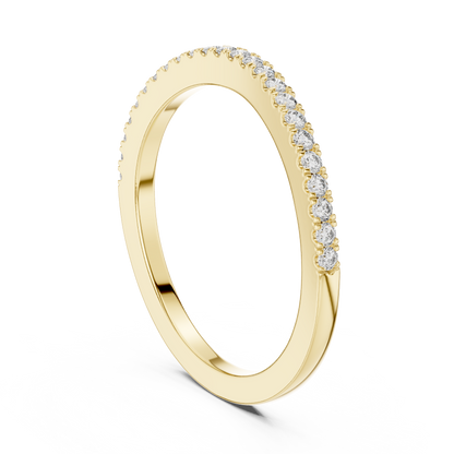 Ultra-Slim Diamond Band with Micro-Pavé Brilliance