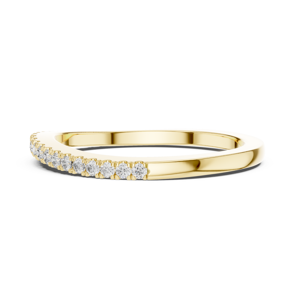Ultra-Slim Diamond Band with Micro-Pavé Brilliance