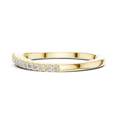 Ultra-Slim Diamond Band with Micro-Pavé Brilliance