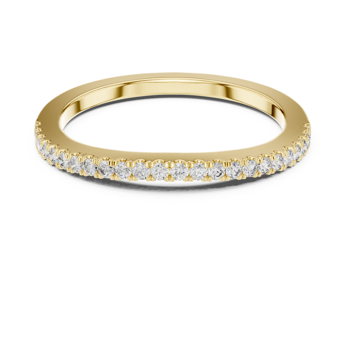 Ultra-Slim Diamond Band with Micro-Pavé Brilliance