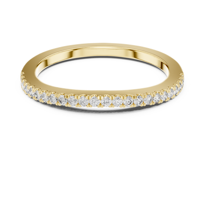 Ultra-Slim Diamond Band with Micro-Pavé Brilliance