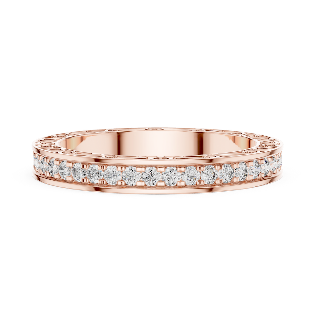 Brilliant Diamonds Enclosed in Hand-Crafted Filigree & Open-Work Scrollwork
