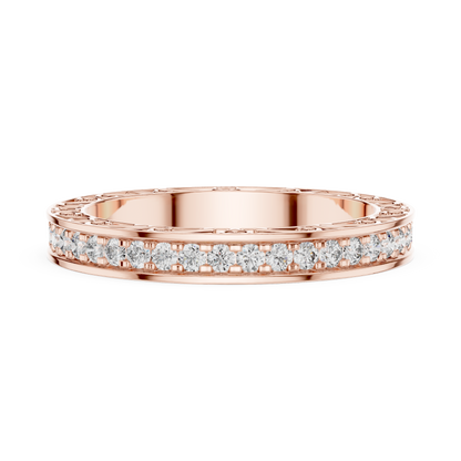 Brilliant Diamonds Enclosed in Hand-Crafted Filigree & Open-Work Scrollwork