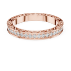 Brilliant Diamonds Enclosed in Hand-Crafted Filigree & Open-Work Scrollwork