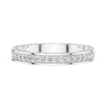 Brilliant Diamonds Enclosed in Hand-Crafted Filigree & Open-Work Scrollwork