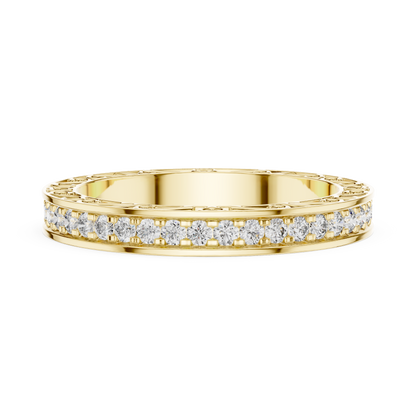 Brilliant Diamonds Enclosed in Hand-Crafted Filigree & Open-Work Scrollwork