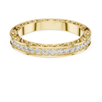 Brilliant Diamonds Enclosed in Hand-Crafted Filigree & Open-Work Scrollwork