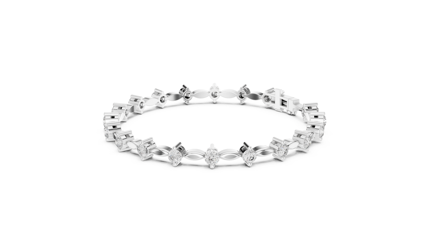 Aurelia Marquise Link Bracelet