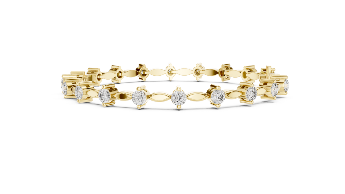 Aurelia Marquise Link Bracelet