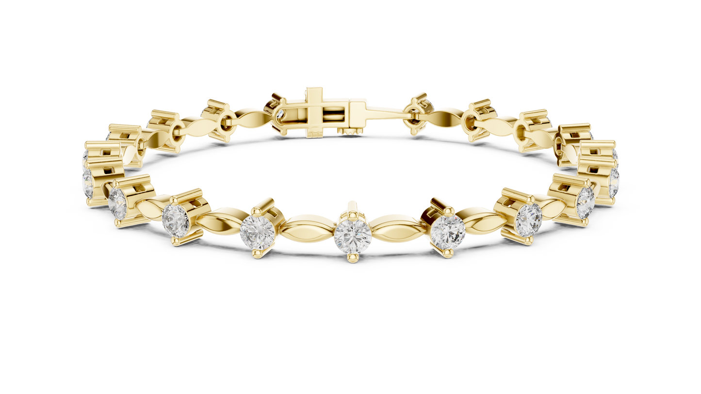 Aurelia Marquise Link Bracelet