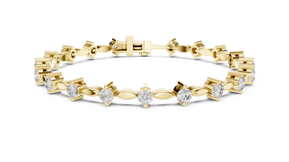 Aurelia Marquise Link Bracelet
