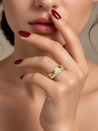 Zarelle Lab Grown Diamond Band Ring for Women.