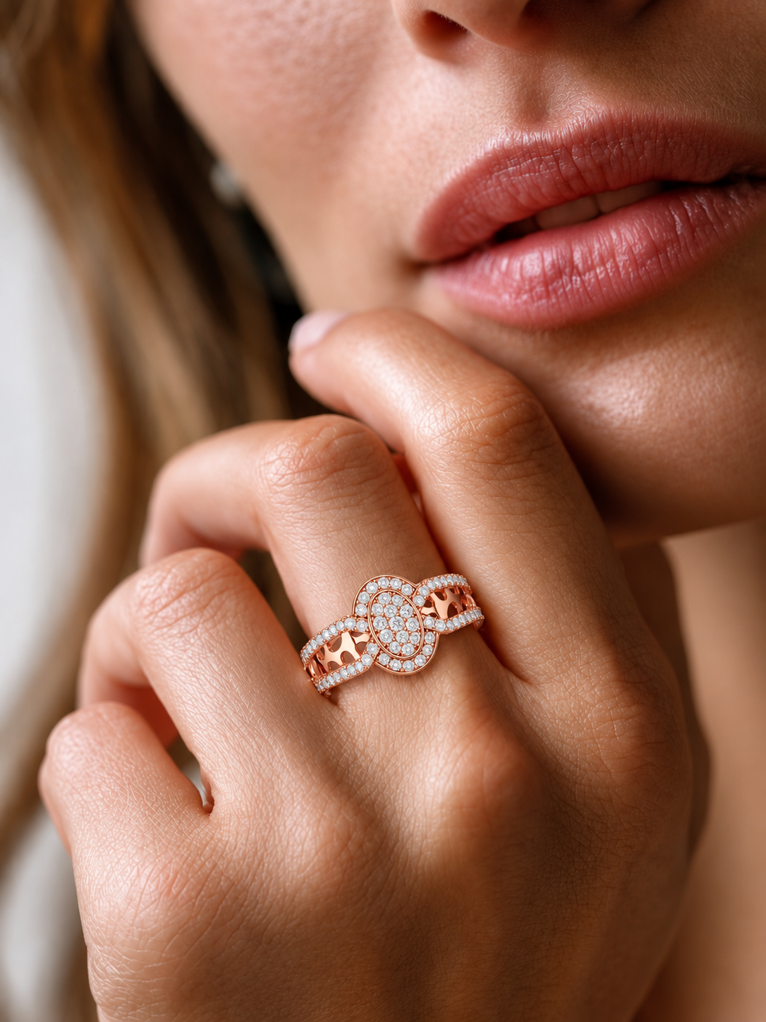 Marielle Lab Grown Diamond Ring for Women | Real Gold & Silver