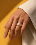 Veylora Geometric Pavé Lab Grown Diamond Ring