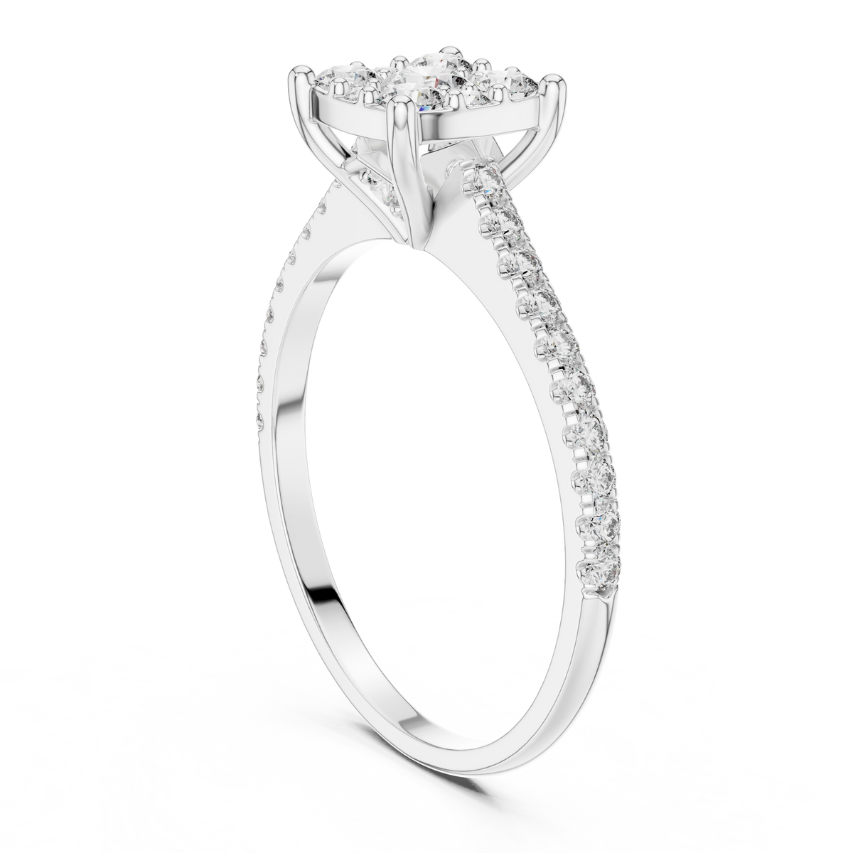 Luxury Diamond Engagement Ring | Gold  Designer Ring