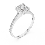 Luxury Diamond Engagement Ring | Gold  Designer Ring