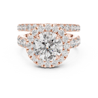 Beatrix Round Halo Lab Grown Diamond