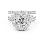 Beatrix Round Halo Lab Grown Diamond